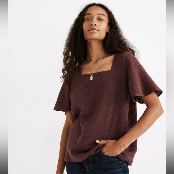Madewell Square Neck Top - Picture 2 of 7